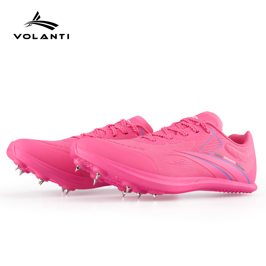 Volanti Bolt Black Sole Lightning Spikes-Power Pink