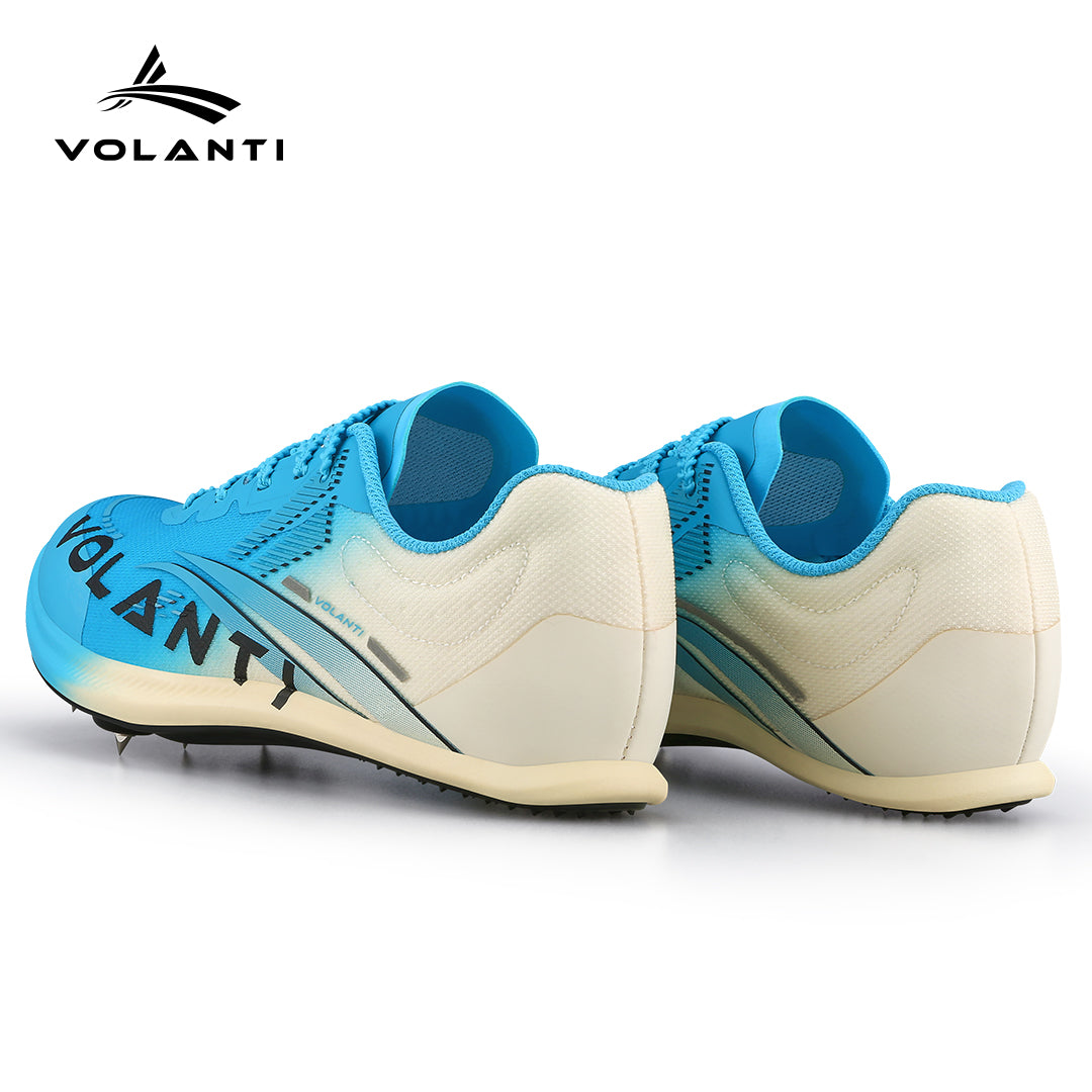 Volanti Bolt Black Sole Lightning Spikes V800-BLUE