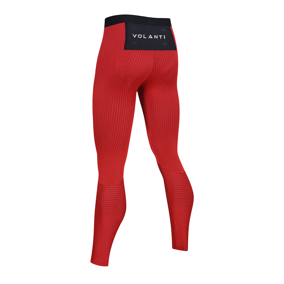 Ribbed Fitted Athletic Pants