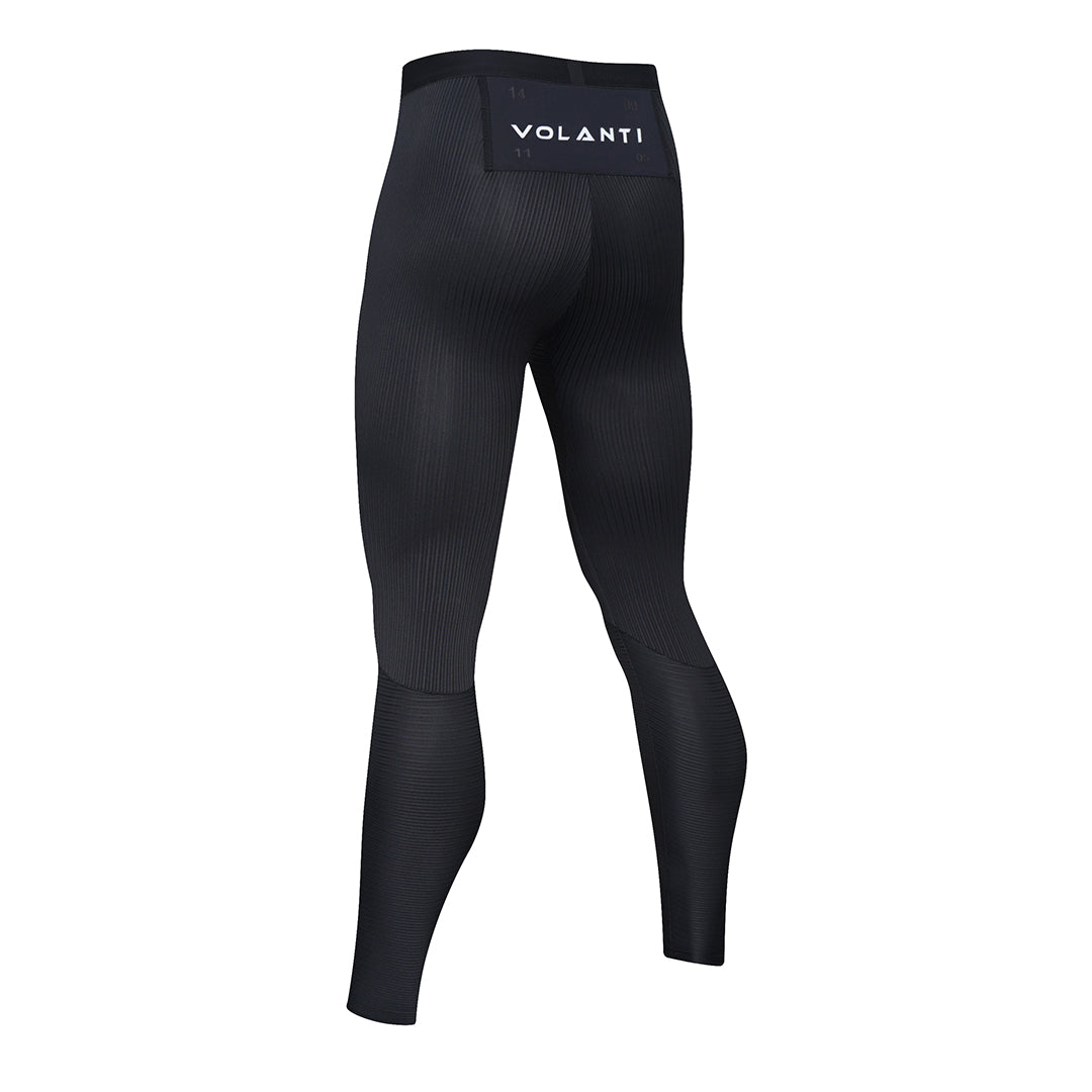 Ribbed Fitted Athletic Pants