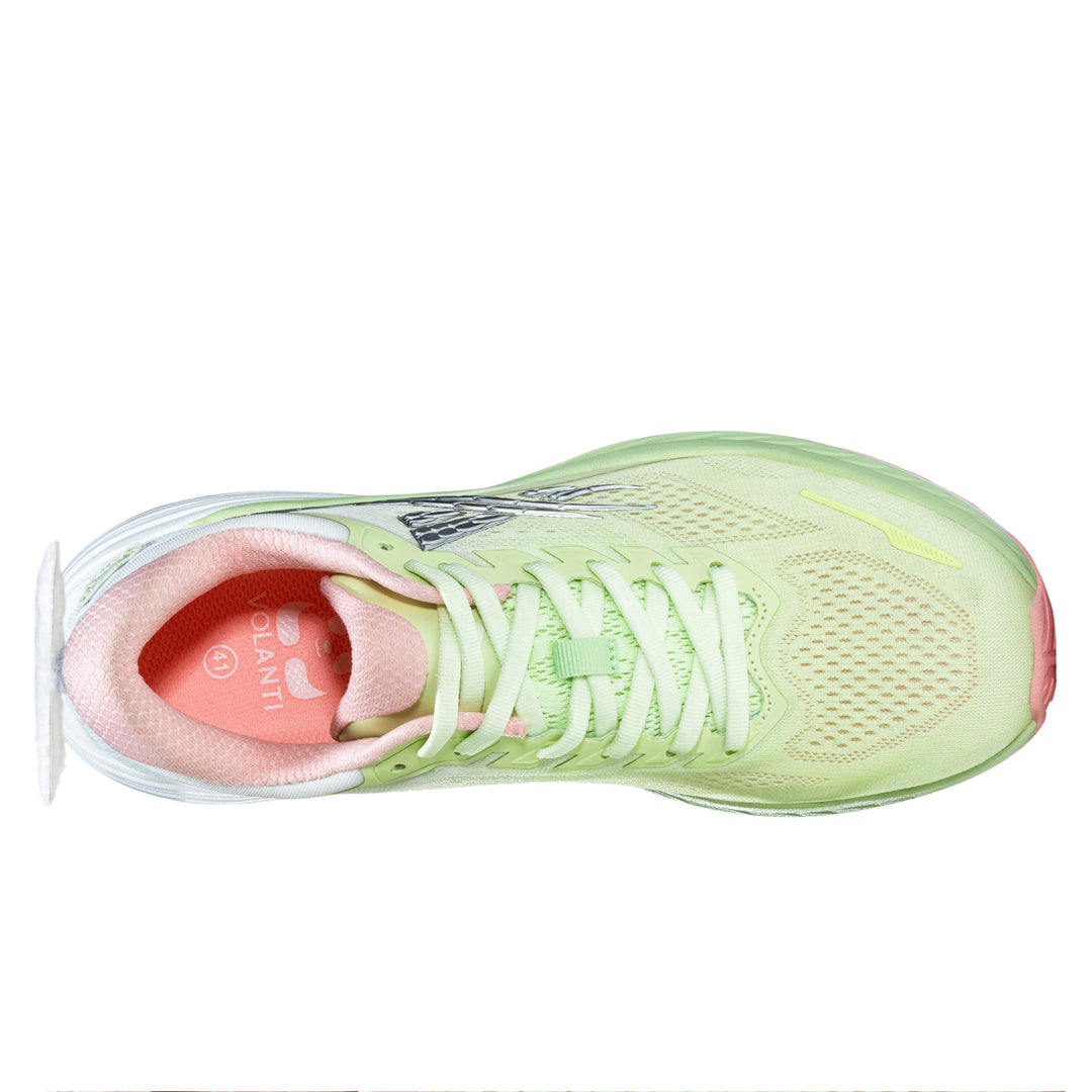 Volanti Panda Running Shoes-Angel Wing Green
