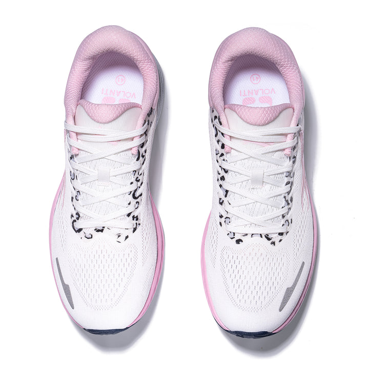 Volanti Panda Running Shoes-Leopard Pink
