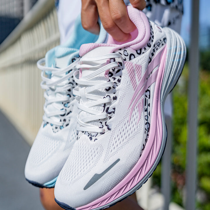 Volanti Panda Running Shoes-Blue/Pink Mismatch