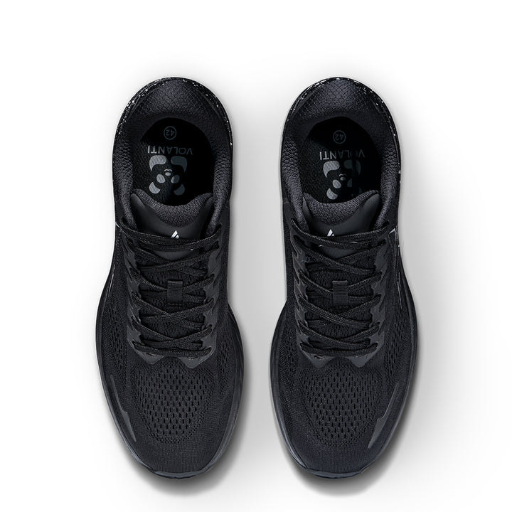 Volanti Panda Running Shoes-Black