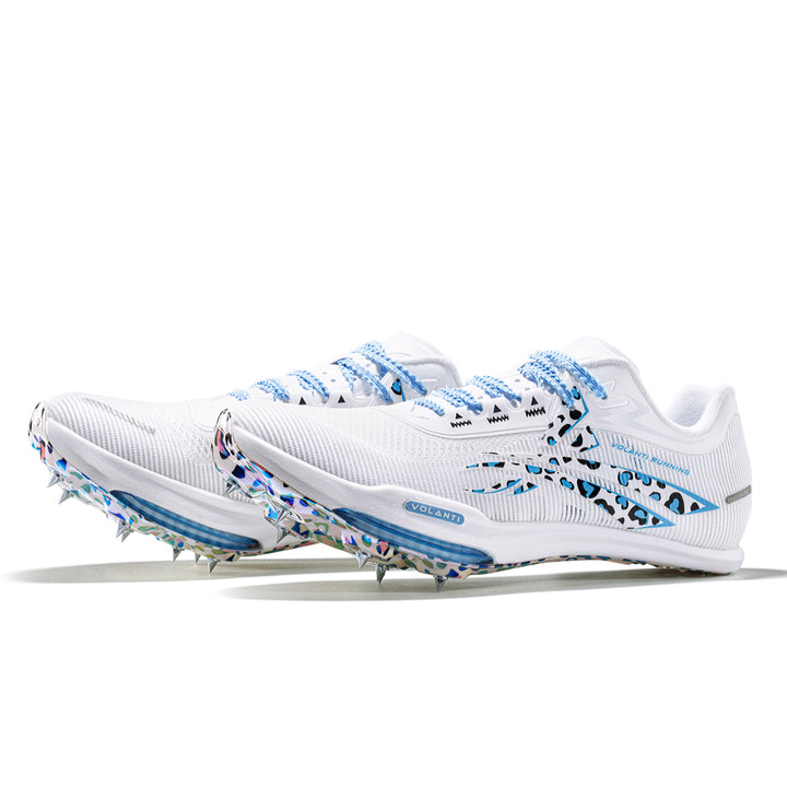 VOLANTI Rocket Air-Cushioned Spikes-Blue Leopard Spark (7 Spikes)