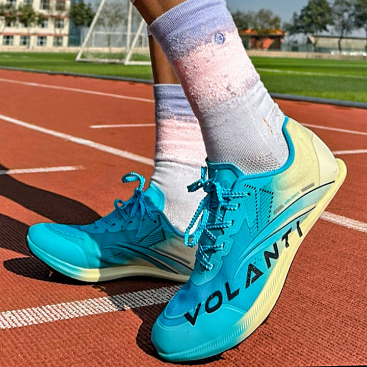 Volanti Bolt Black Sole Lightning Spikes V800-BLUE